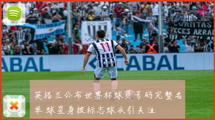 英格兰公布世界杯球员号码完整名单 球星身披标志球衣引关注